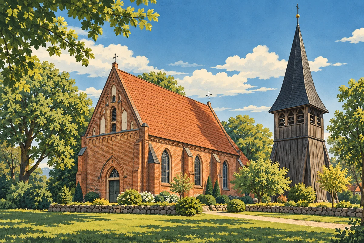 Illustration: St.-Salvatoris-Kirche in Geesthacht