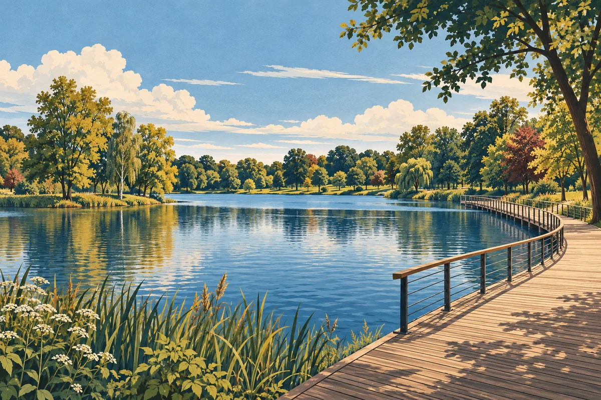 Illustration: Stadtpark Norderstedt in Norderstedt